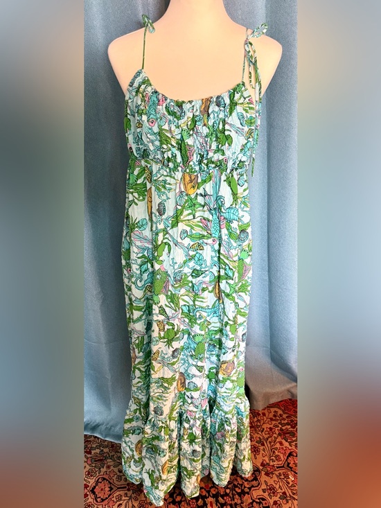kate spade Dresses & Skirts - kate spade Green and Blue Aquatic Print Maxi Dress